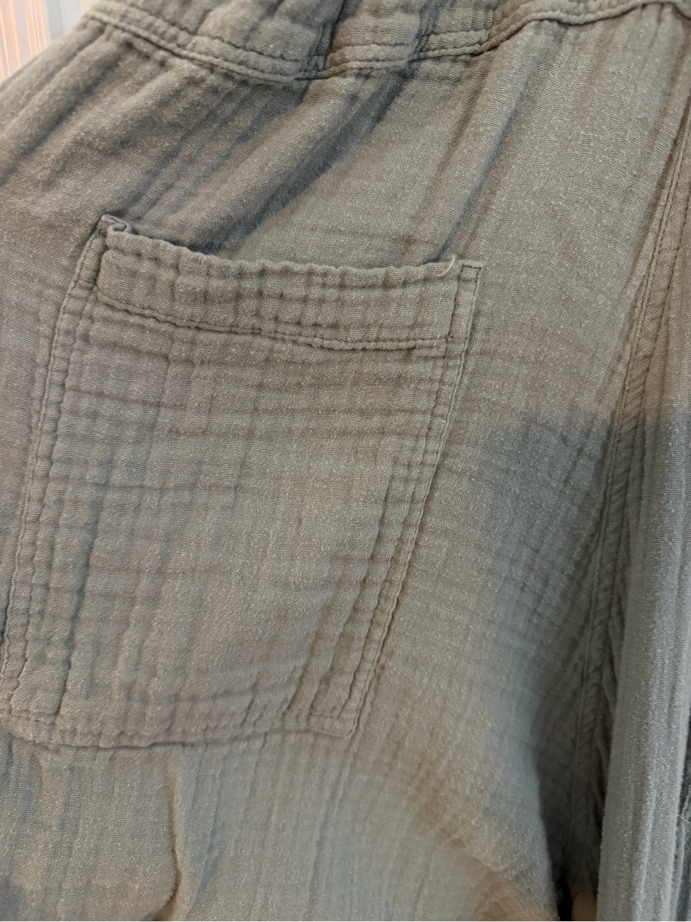 Natural Life Dakota Tie Gauze Overall-Medium - Picture 3 of 4